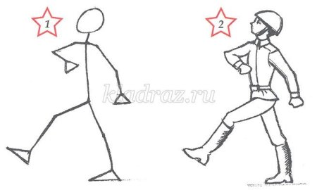 Рисование солдат на посту