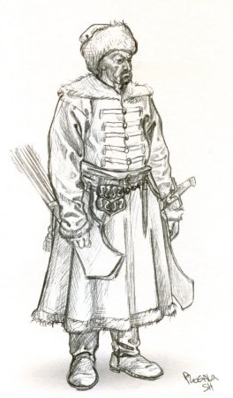 Казак рисунок
