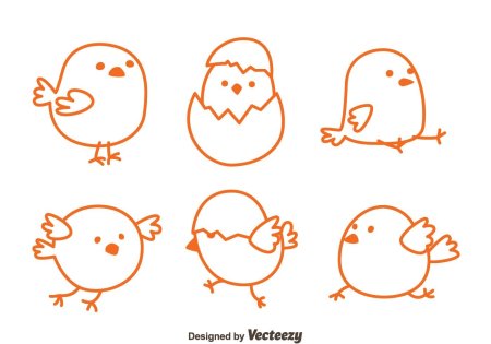 Цыпленок рисунок