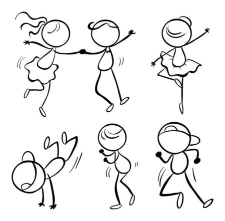 Идеи на тему «Танец рисунок» (78) | танец, рисунок, силуэт танцора