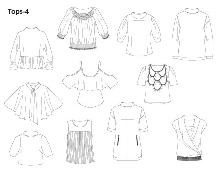 Одежда карандашом для начинающих