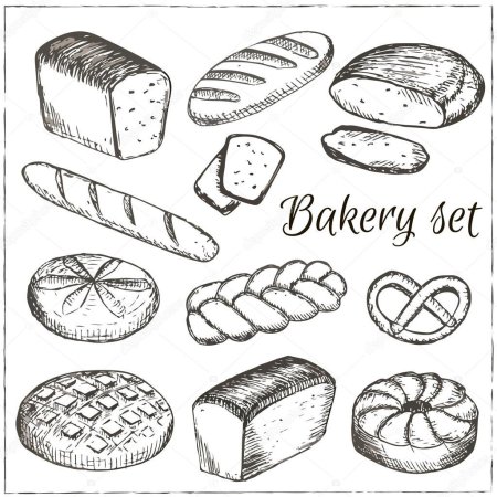 Хлеб рисунок