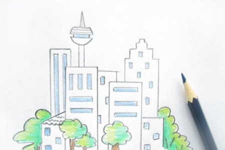 Дом будущего рисунок