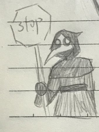 SCP 682 Неуязвимая рептилия карандашом
