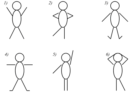 Схема рисования человека для дошкольников