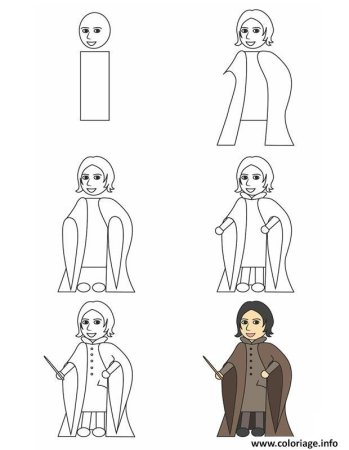 Гарри Поттер для срисовки