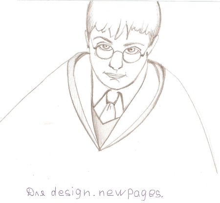 Рисуем по точкам Гарри Поттер