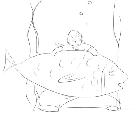 Горький случай с Евсейкой раскраска