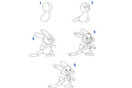 Поэтапное рисование для детей