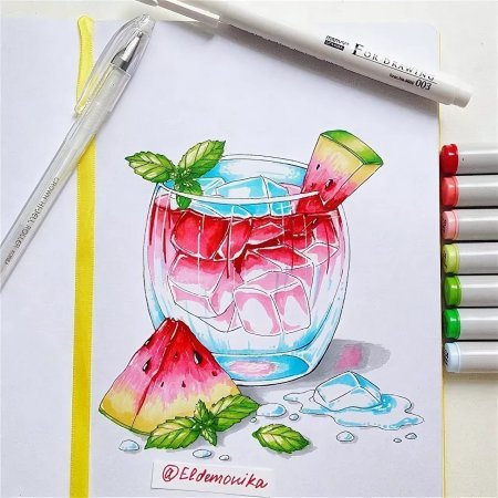 Как научить ребенка рисовать розу