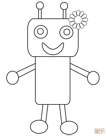 Робот рисунок для детей