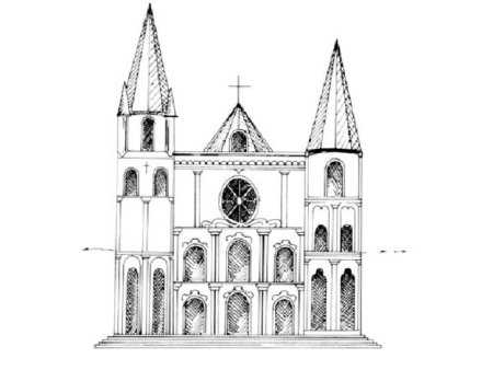 Готические соборы средневековья рисунки