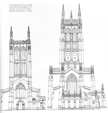 Карл Шинкель "Готический кафедральный собор"
