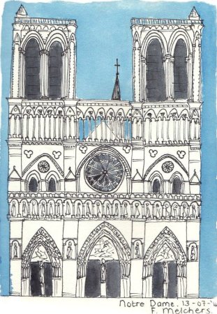 План капеллы в Жерминьи-де-пре