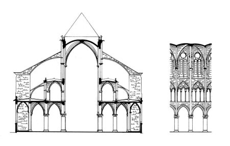 Романский стиль архитектуры рисунок легкий
