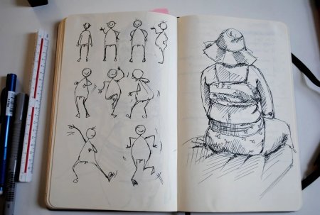 Маленькие рисуночки для скетчбука