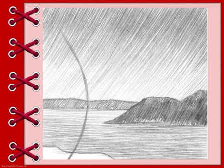 Этапы рисования зимнего пейзажа