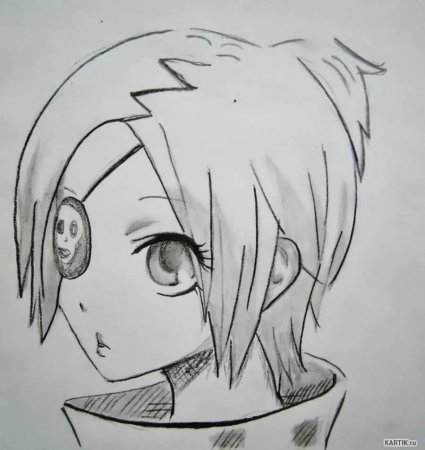 Аниме рисунки карандашом