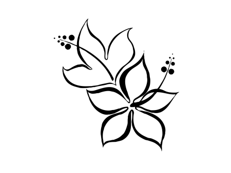 Простые рисунки для срисовки цветы