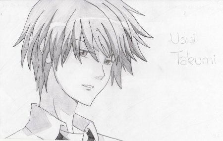 Рисунки для срисовки карандашом аниме парни