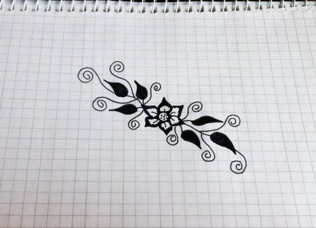 Лёгкие узоры для рисования гелевой ручкой