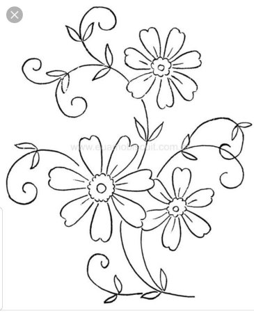 Узоры для рисования цветы