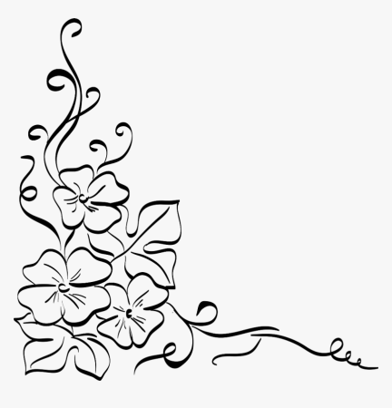 Угловой узор трафарет