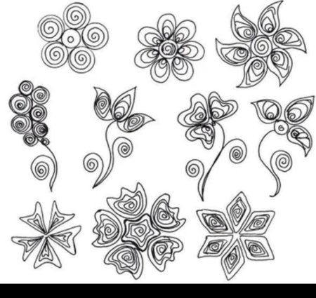 Схемы для джутовой филиграни для начинающих