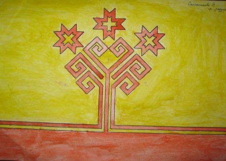 Чувашский орнамент рисунок