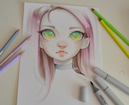 Аниме маркерами