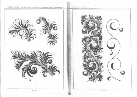 Кудрина схема Хохломская роспись