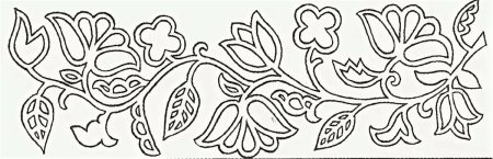 Городецкая роспись Купавка раскраска