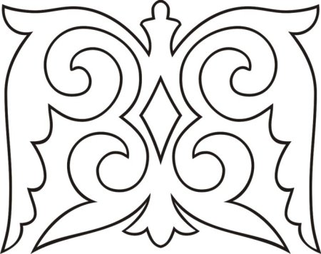 Росписи мотивы растительного орнамента.