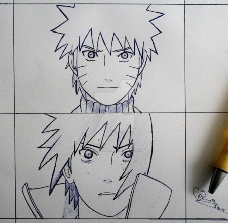 Какаси Хатакэ рисунок