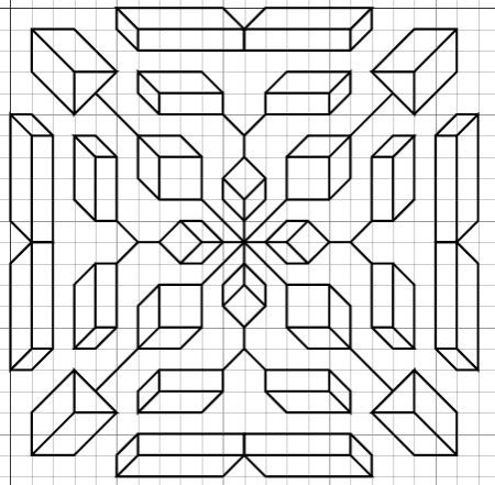 Кельтские узоры в тетради