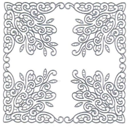Кружевные трафареты