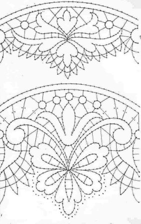 Салфетки с узорами