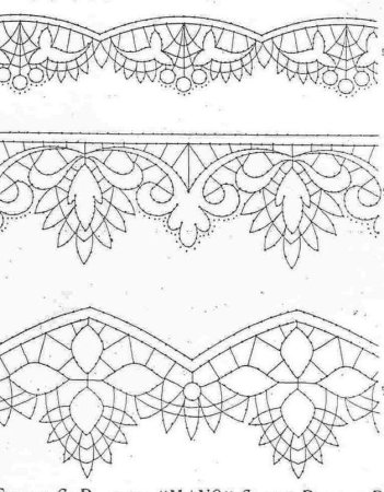Кружева раскраска
