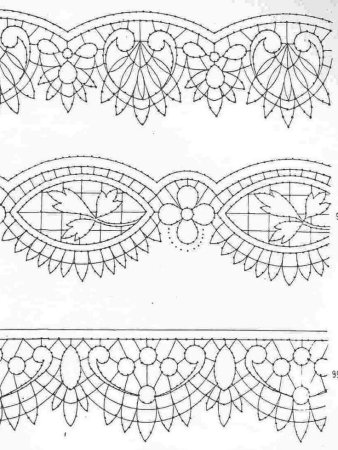 Схемы узоров для пейп-арта