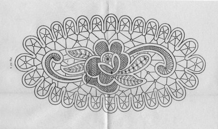 Схемы вышивки Ришелье для начинающих салфетки