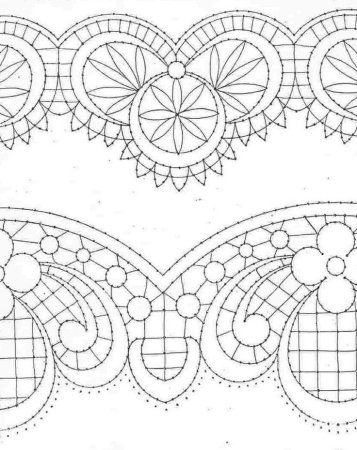 Элементы для рисования кружева