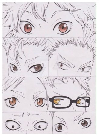 Хината Шое глаза