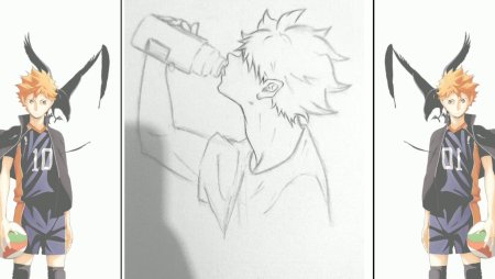 Хината шоё чëрно белый