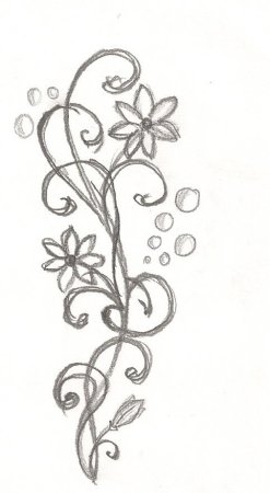 Узоры цветов для рисования