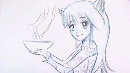 Аниме рисунки карандашом