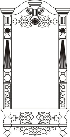 Наличники для рисования