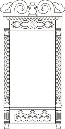 Наличники для рисования