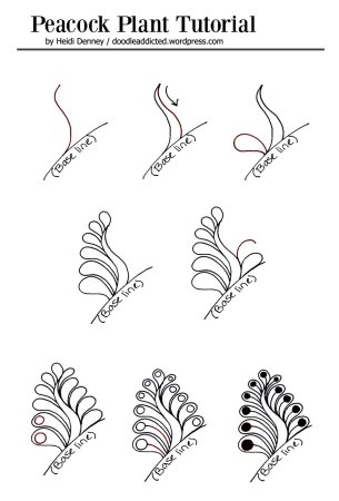 Узоры мехенди пошагово