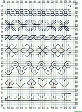 Узоры по клеточкам