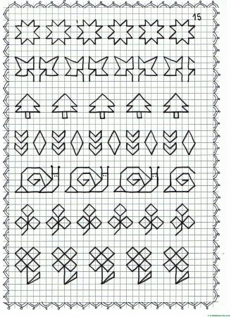 Узоры по клеточкам